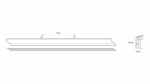 LED Neon Flex 3Y 4x10 140 LED/m 12W/m 24V RED
